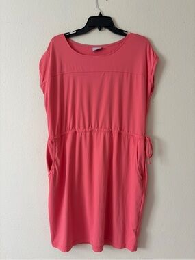 Columbia Women’s Pink Active Short-Sleeve Dress Size Large